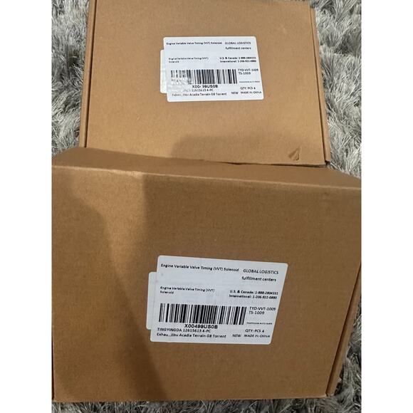 new: 4Pcs Engine Intake Exhaust Camshaft Position Actuator Solenoid - Picture 2 of 3